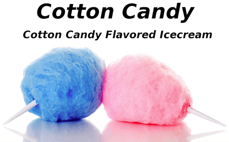 Cotton Candy hard ice cream.
Curry Freeze Ice Cream Shop
