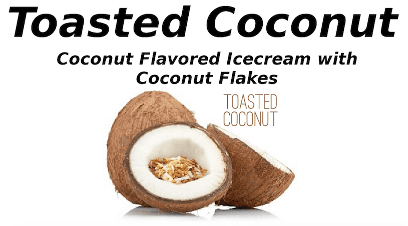 Toasted coconut flavored hard ice cream.
Curry Freeze Ice Cream Shop