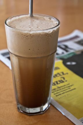 Boston Milkshake: shake with a sundae floating on top.
Curry Freeze Ice Cream Shop