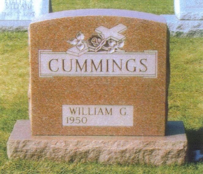 Gravestone with 