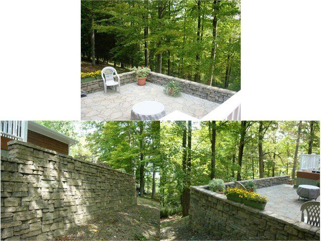 Patio Construction — Beautiful Stoned Patio in Pittsfield, PA