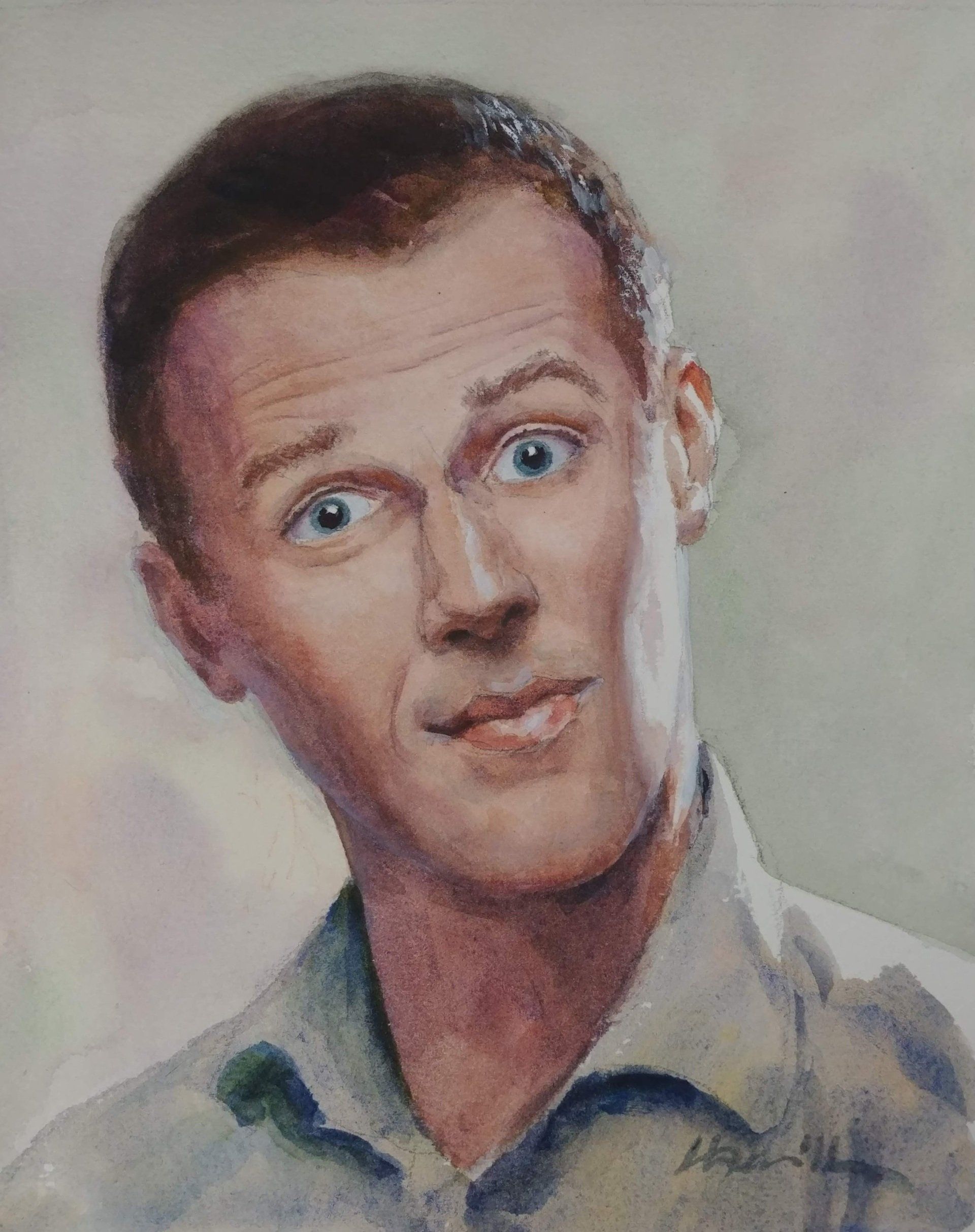 surprise watercolor virtual live zoom portraits and people class painting lesson robert sherrill workshops