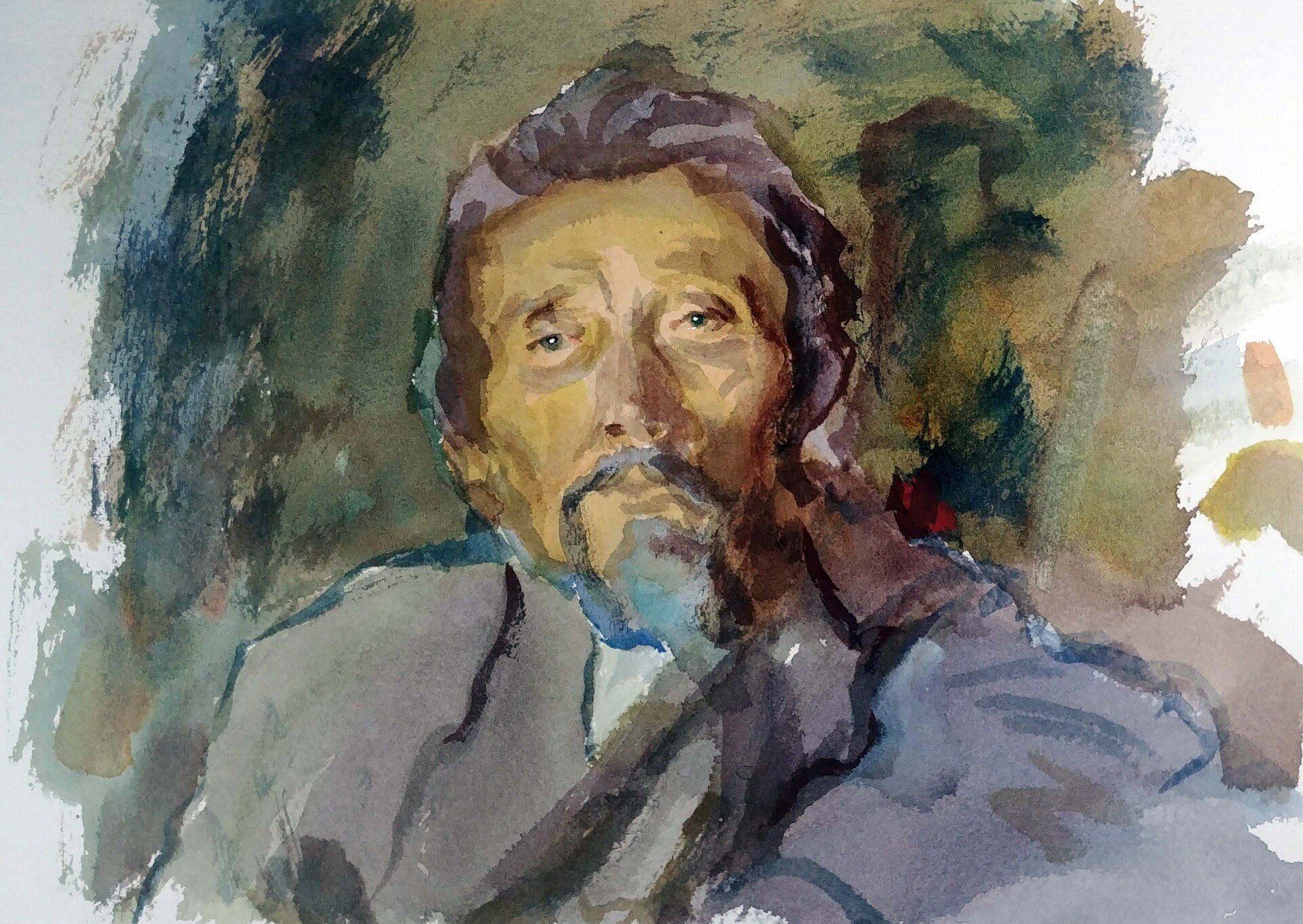 John Singer Sargent watercolor virtual live zoom portraits and people class painting lesson robert sherrill workshops