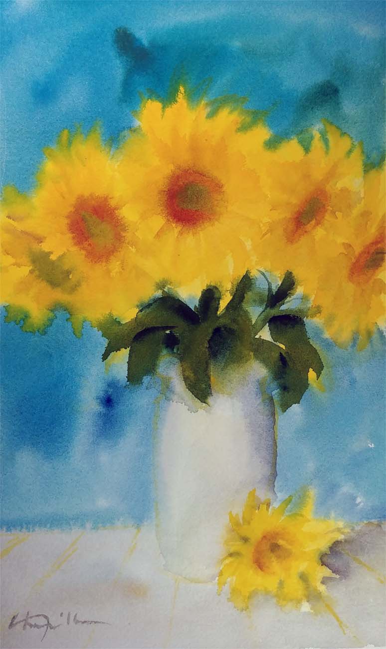 oil acrylic watercolor virtual live zoom still life class painting robert sherrill workshops