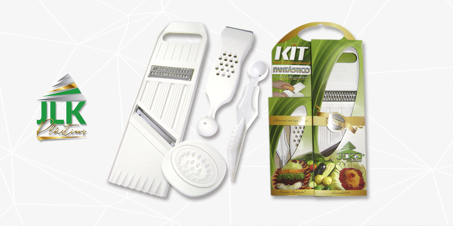 kit de cozinha com cortador de legumes
