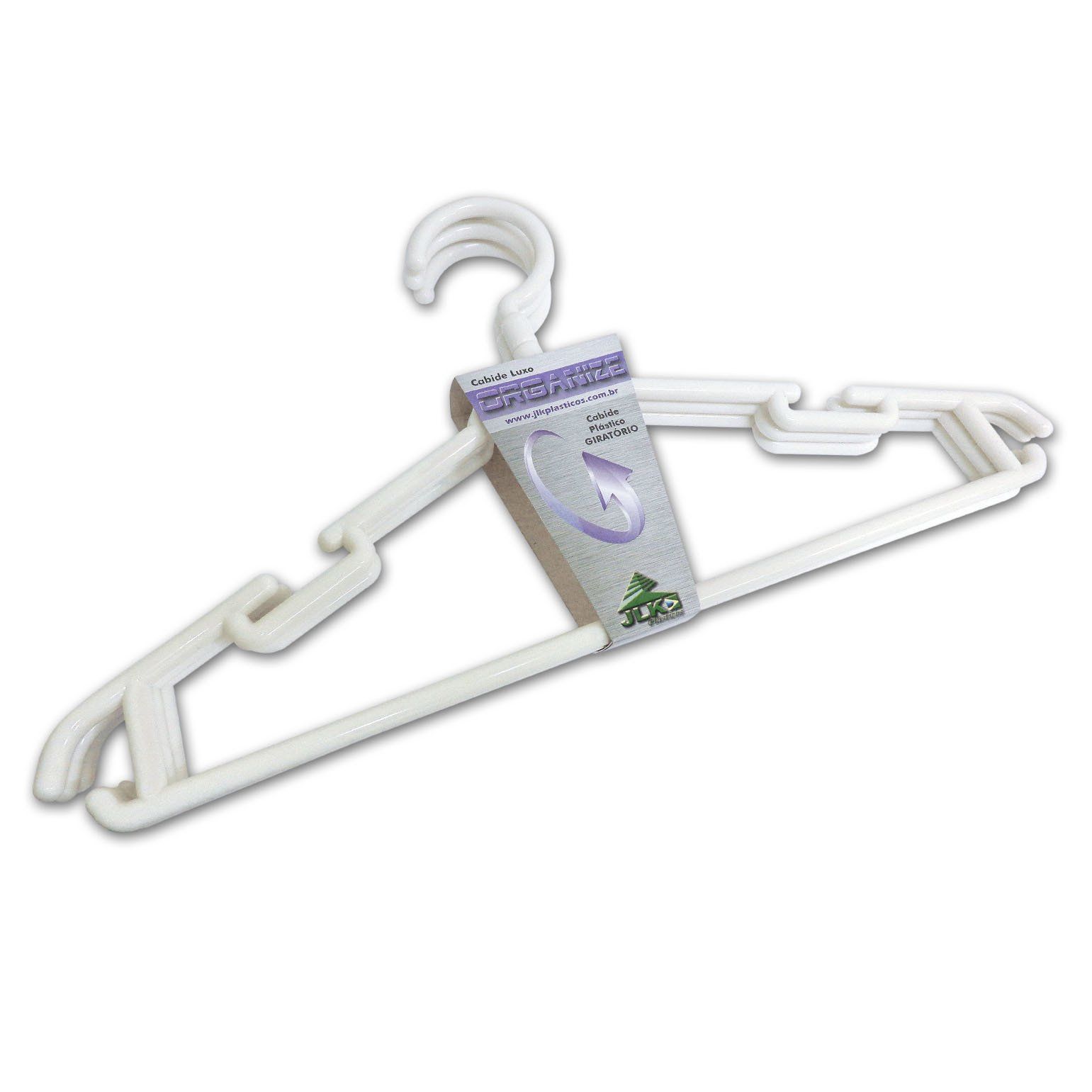 Cabide de plástico giratório Luxo