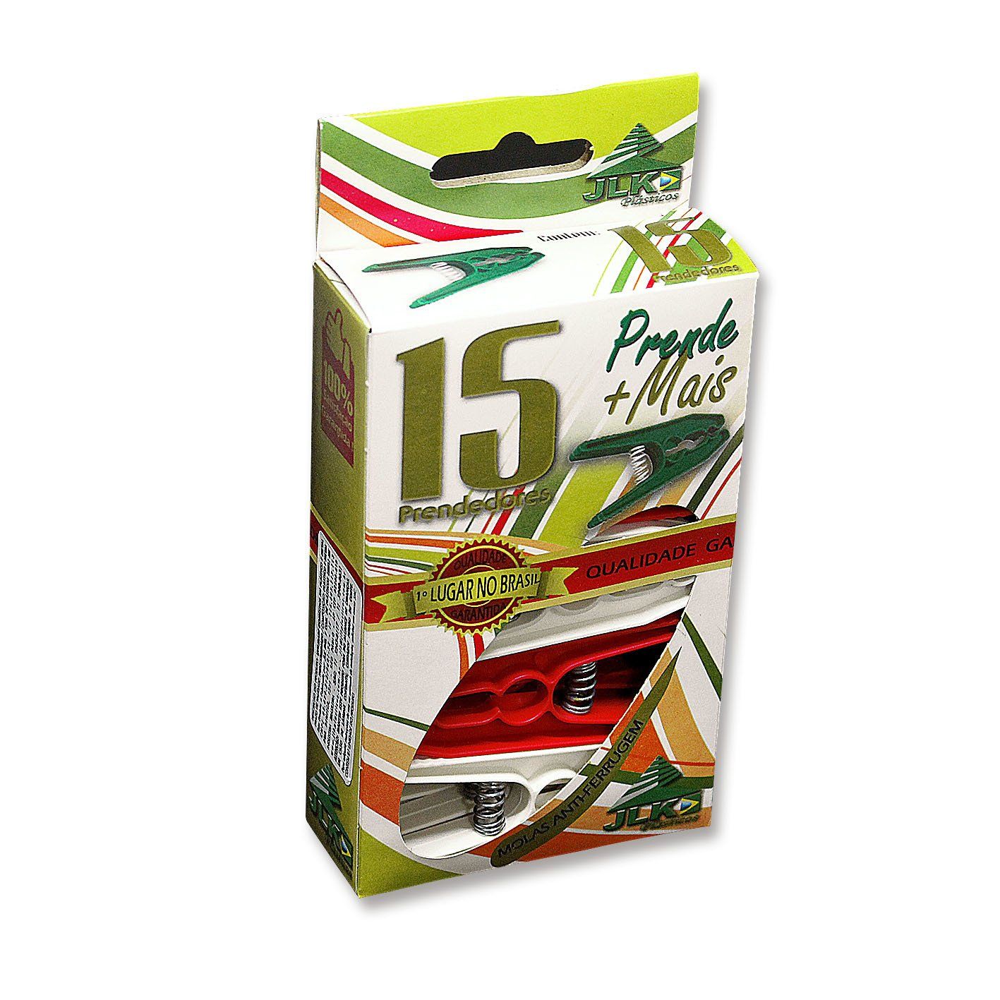 PRENDEDOR PLÁSTICO 15 UNIDS CAIXINHA