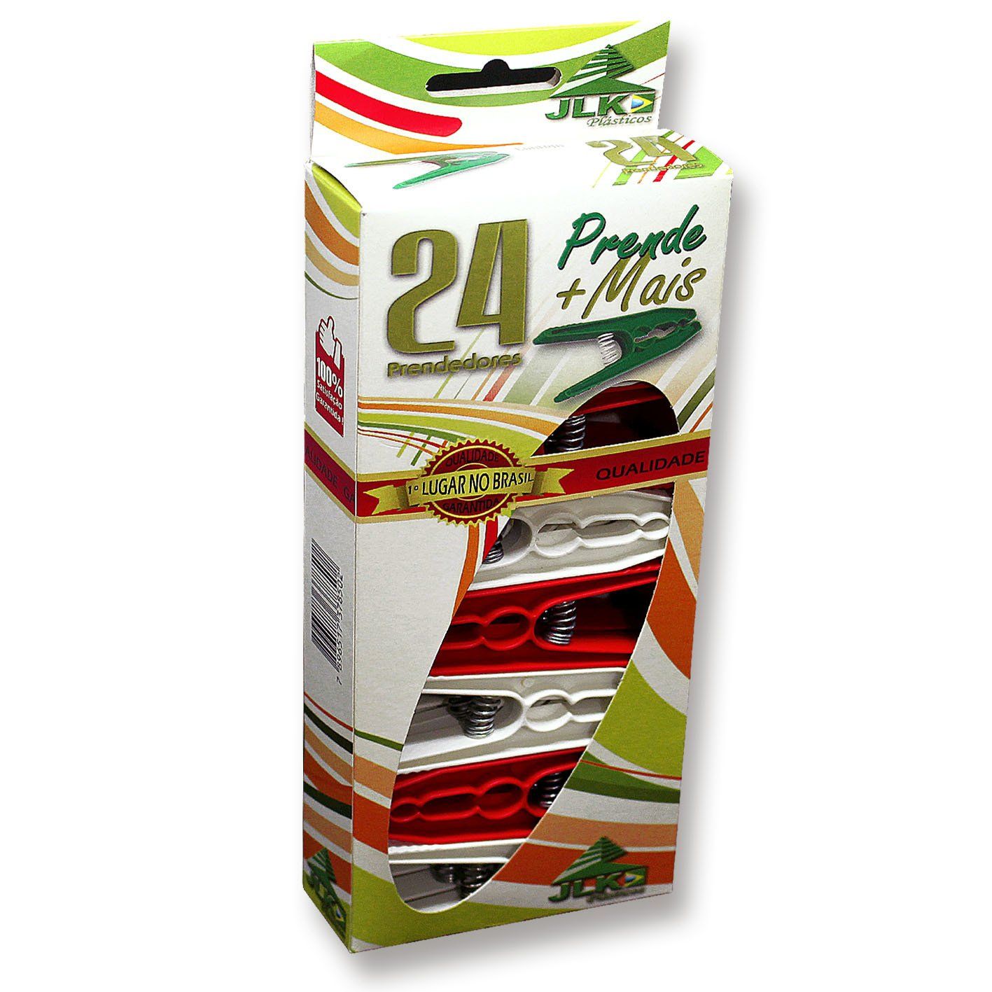 PRENDEDOR PLÁSTICO 24 UNIDS CAIXINHA