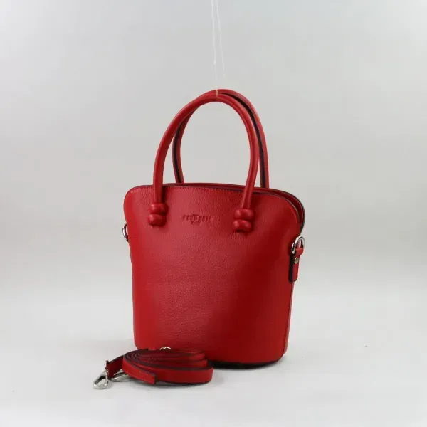 stunning red handbag