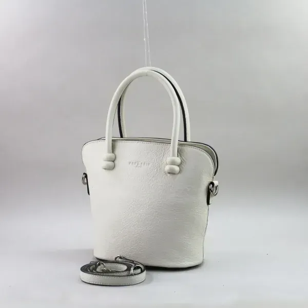 designer white handbag 