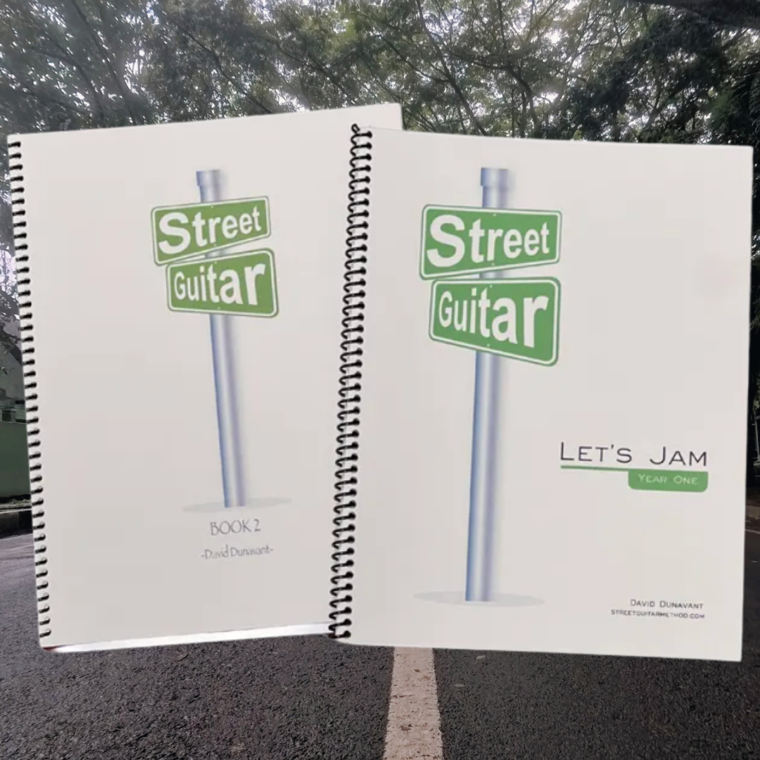 David Dunavant teaching Street Guitar curriculum at Little Rock Music Academy.