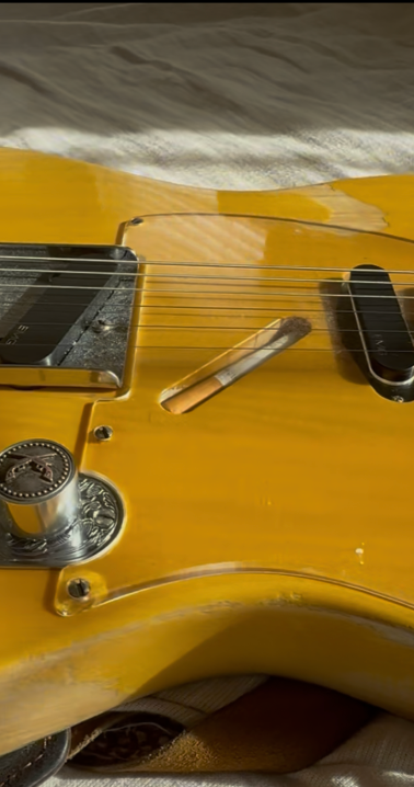 Close-up of electric guitar used for professional guitar lessons in Little Rock Arkansas