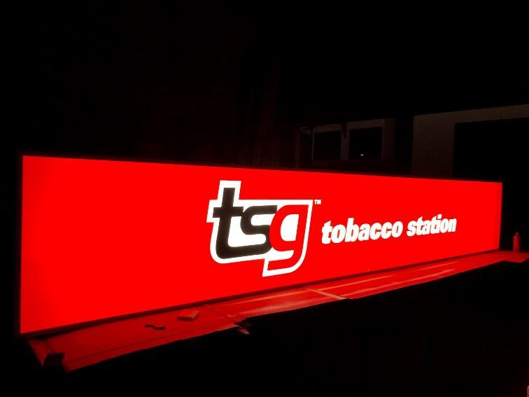 Red Business Lightbox — Signage In Acacia Ridge, QLD