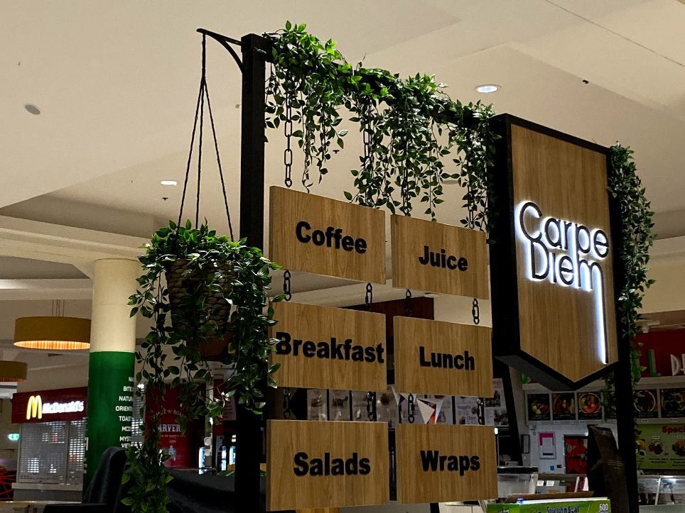 Flavors On Timber Signage — Signage In Acacia Ridge, QLD