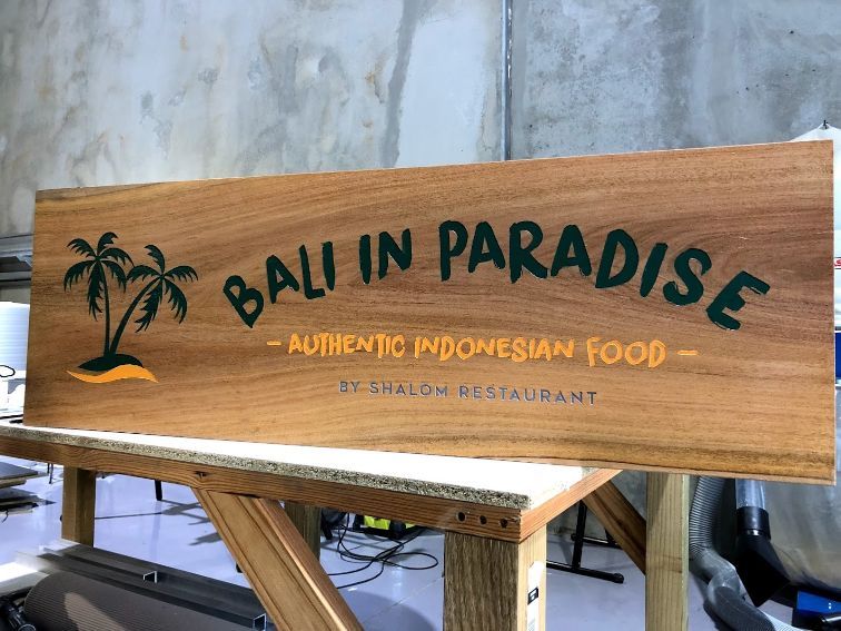 Timber Signage With Paint — Signage In Acacia Ridge, QLD