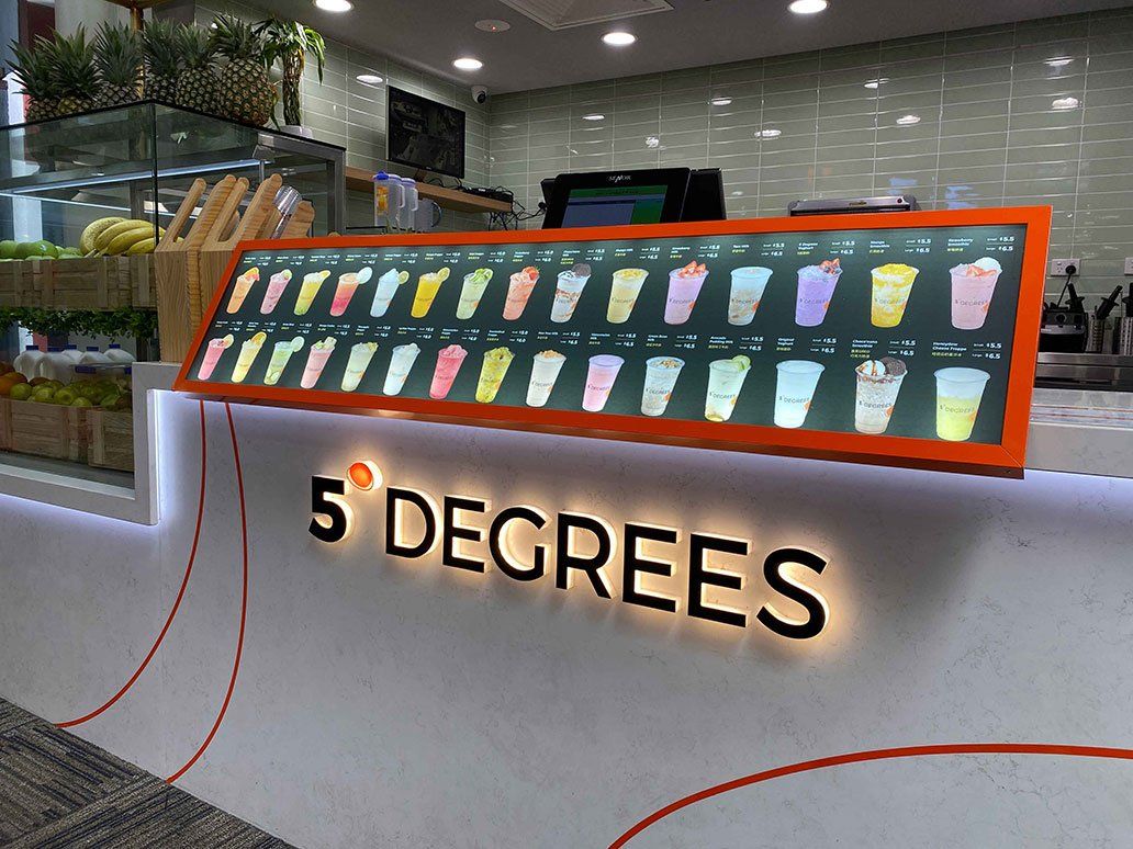 5 Degrees 3d Logo — Signage In Acacia Ridge, QLD