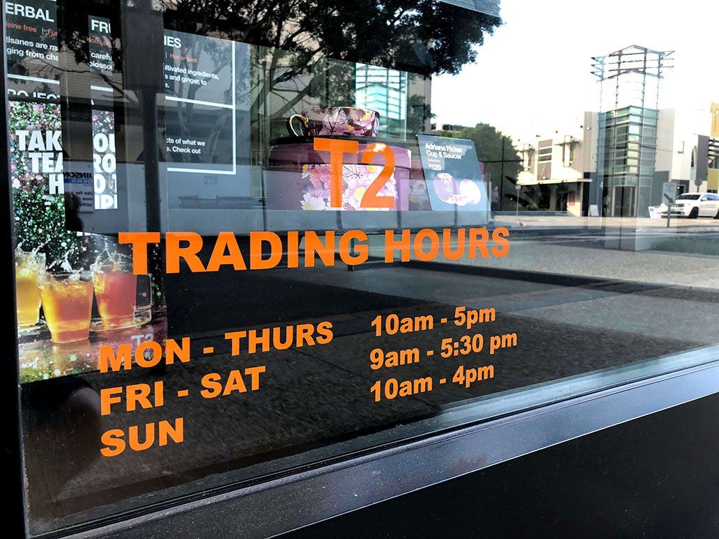 Signage On Glass Panel — Signage In Acacia Ridge, QLD