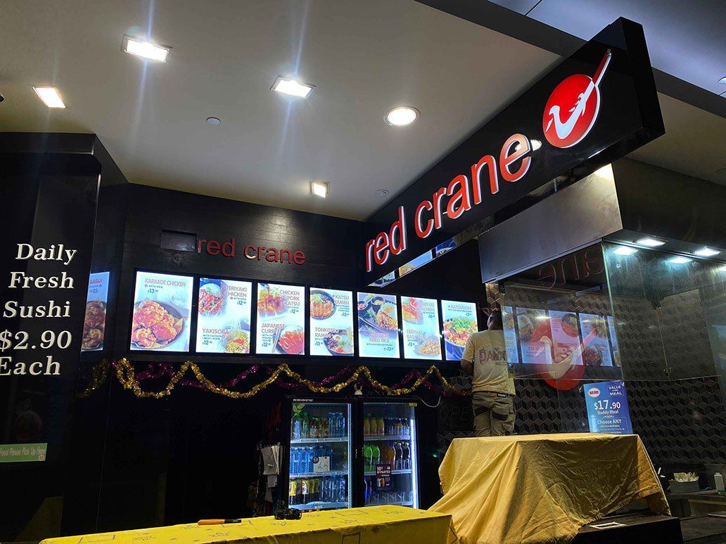 Red Crane Logo and Signes — Signage In Acacia Ridge, QLD