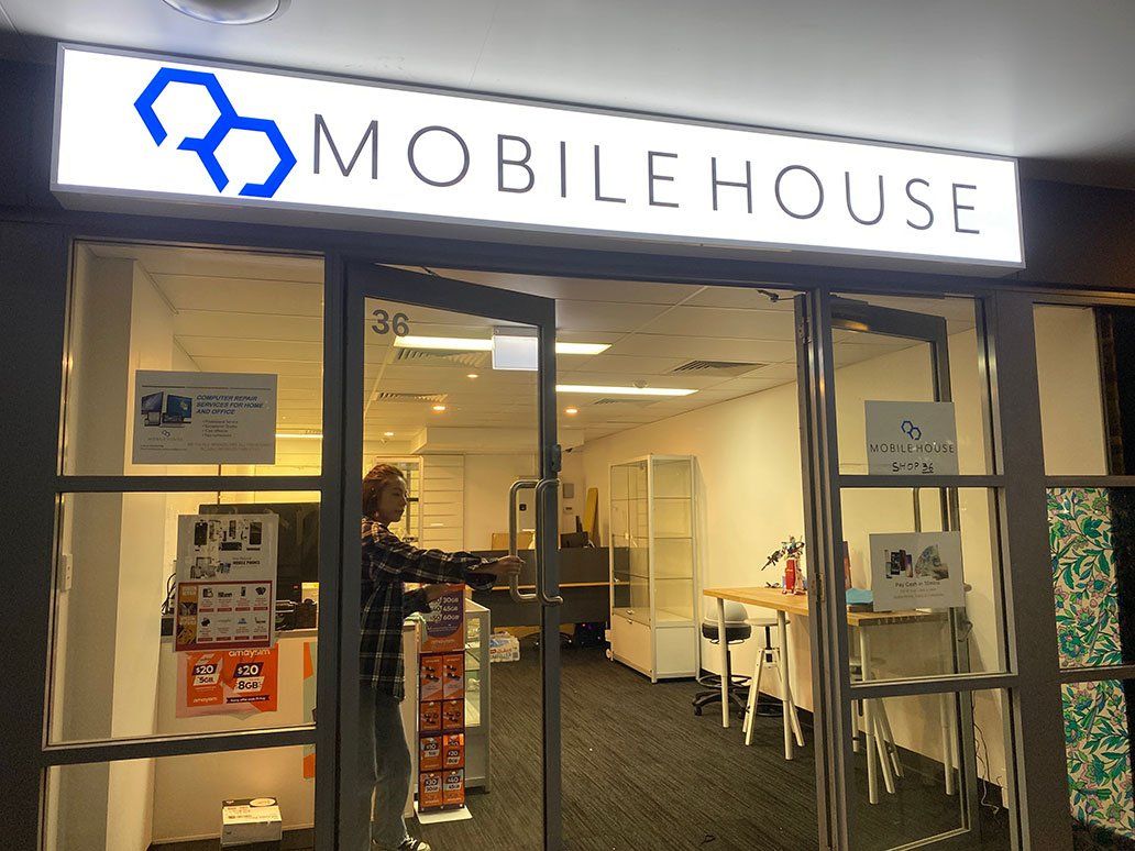 Logo On Entrance Door — Signage In Acacia Ridge, QLD