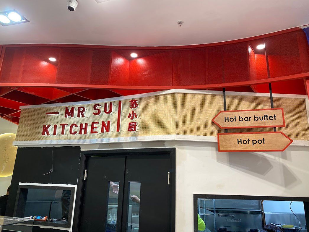 Red 3d Logo and Hanging Signage — Signage In Acacia Ridge, QLD