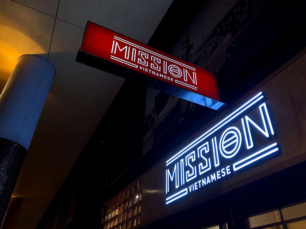 Entrance Red Lightbox And Logo — Signage In Acacia Ridge, QLD