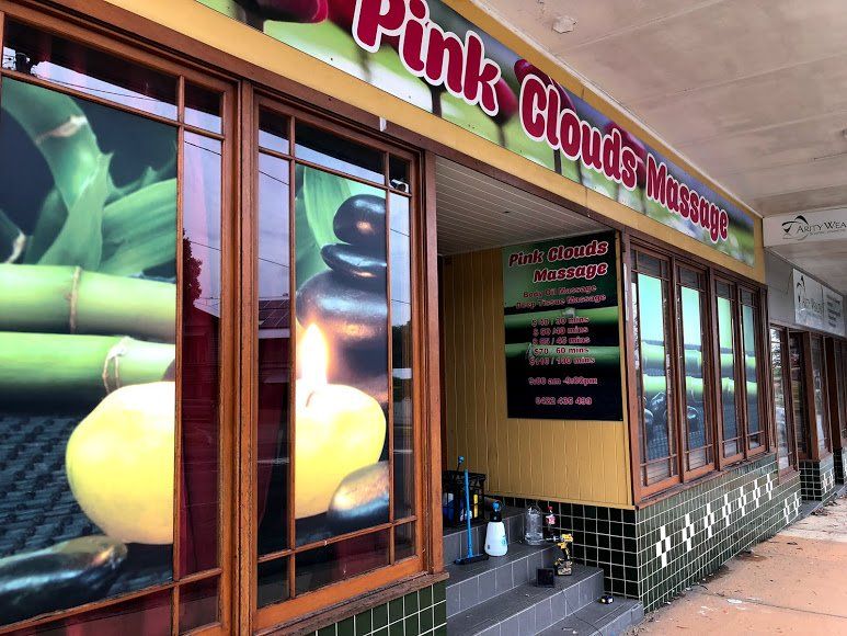 Pink Clouds Massage Entrance And Wall Signage — Signage In Acacia Ridge, QLD