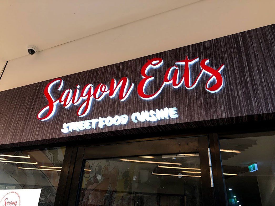 Red Logo With Light Background — Signage In Acacia Ridge, QLD