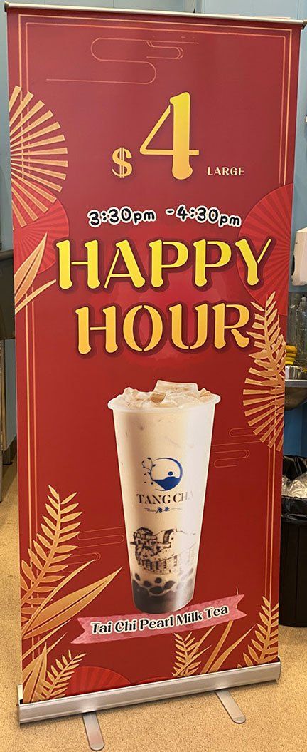 Red Standing Signage — Signage In Acacia Ridge, QLD