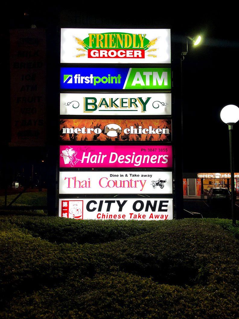 Outdoor Light Signages — Signage In Acacia Ridge, QLD