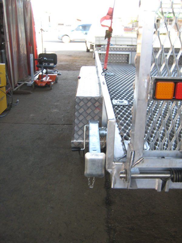 trailer with new metal fabrication