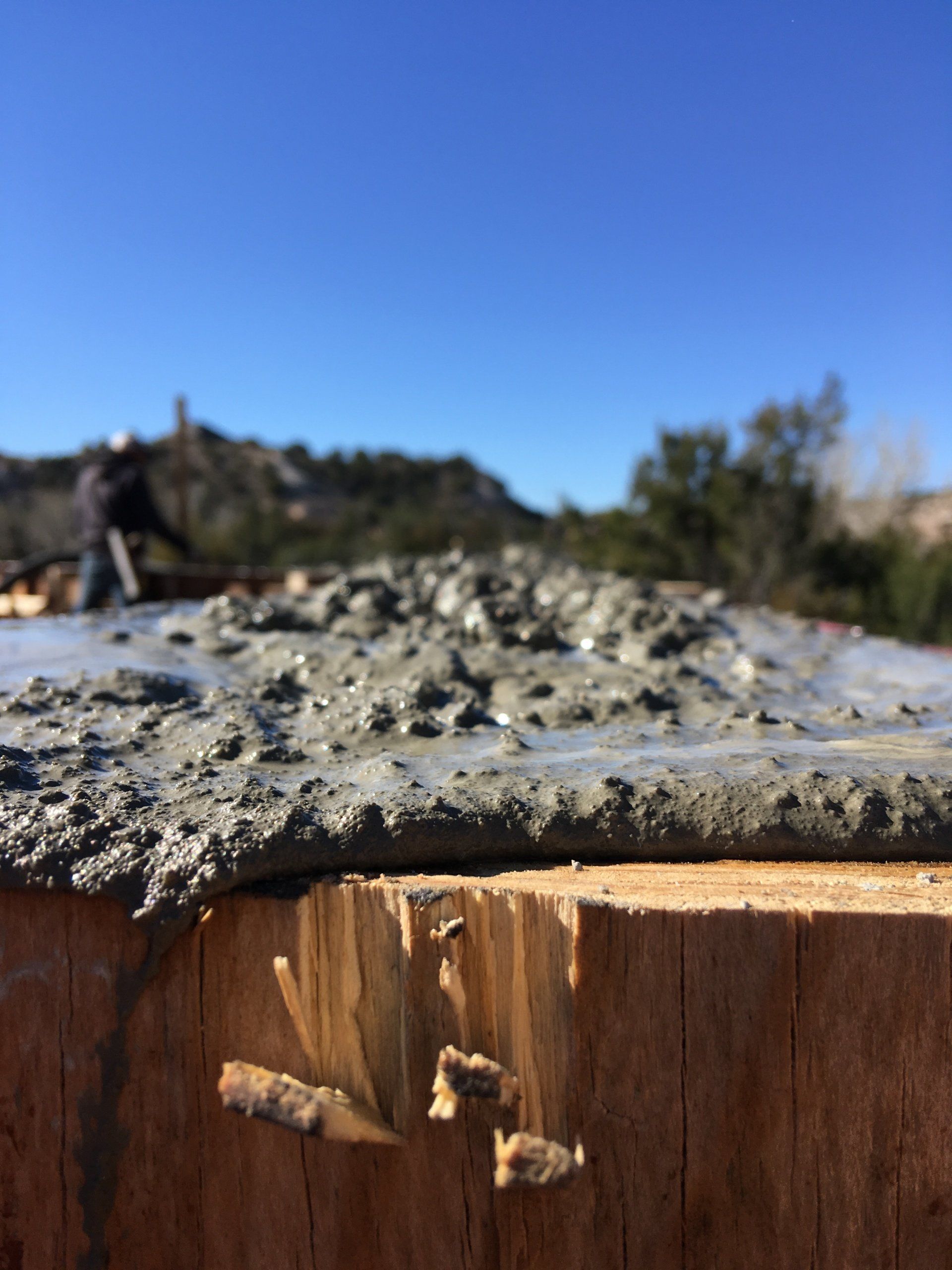 View Of Poured Concrete — Amarillo, TX — Thomas RediMix Co Inc