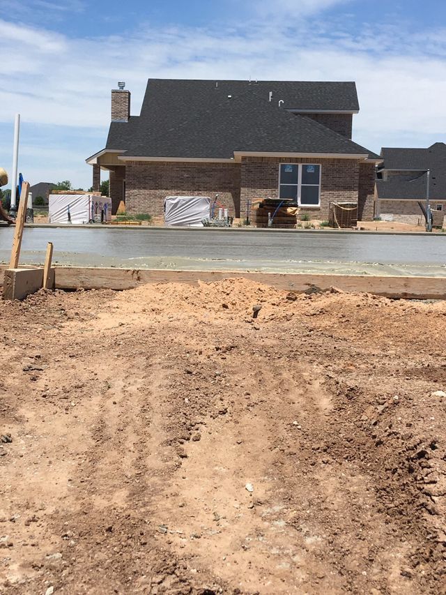Concrete In Front Of House — Amarillo, TX — Thomas RediMix Co Inc