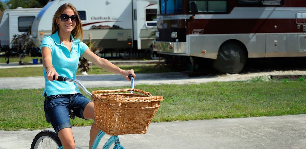 Girl on Bike Hobe Sound
