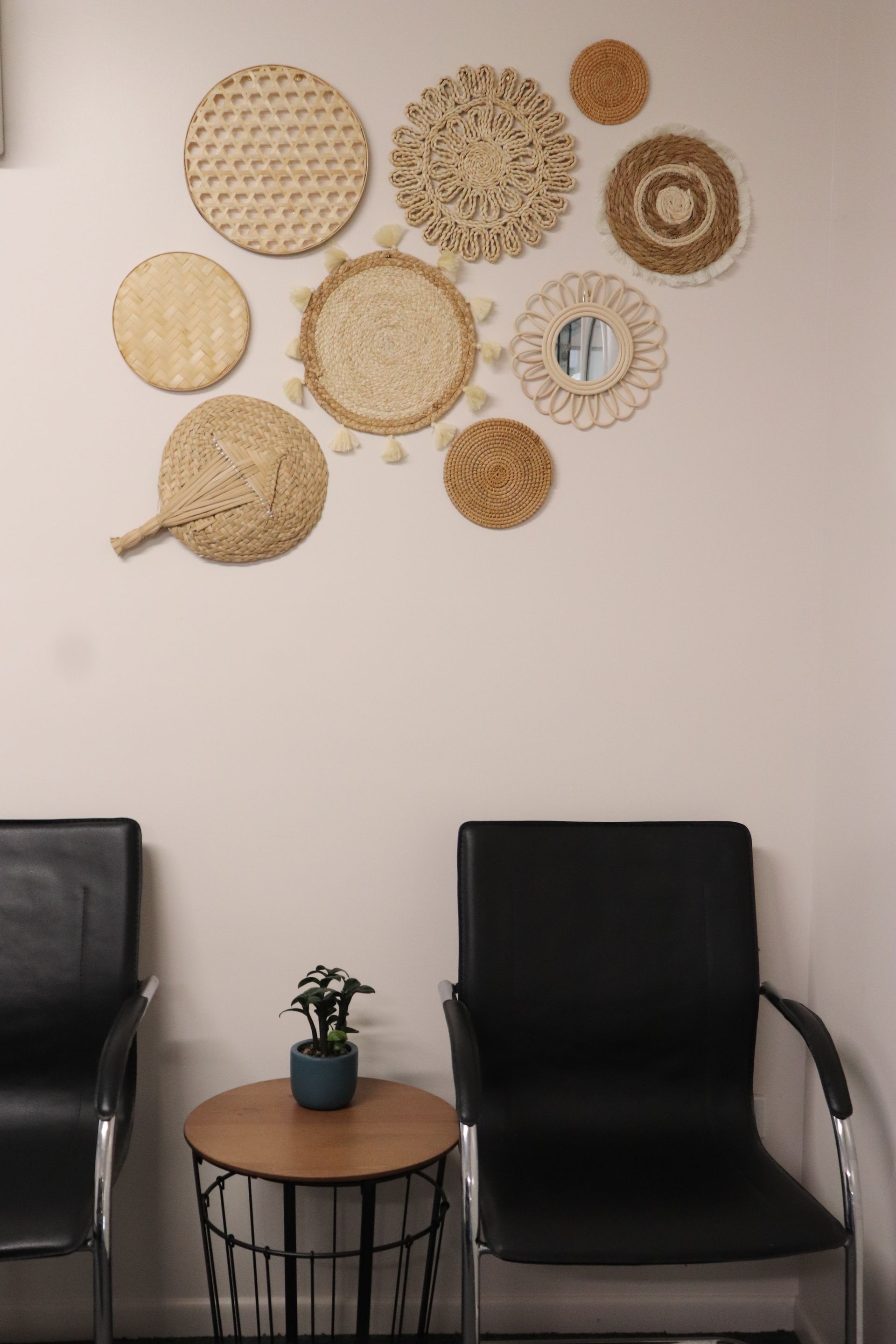 Two Black Chairs Against A White Wall — Simple Solutions Accounting In Bundaberg West, QLD