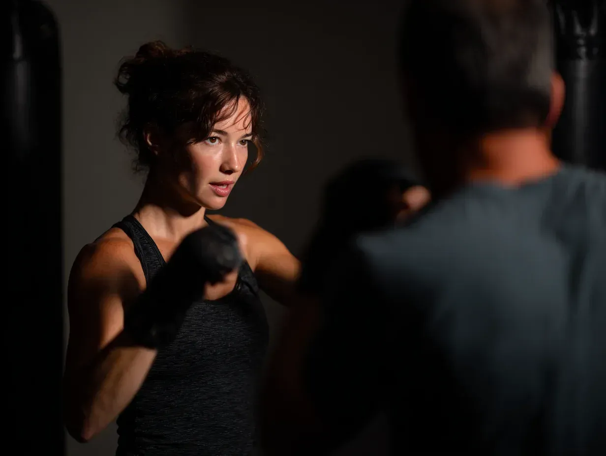 Boxing training sessions including padwork, sparring, and footwork drills. Boxing personal trainer focusing on accuracy, balance, and strength. Boxing gym offering private lessons for fitness and defense. Boxing classes improving cardio, coordination, and mental toughness. Boxing fitness classes including padwork, sparring, and core conditioning. Boxing personal trainer for customized one on one lessons. Boxing workouts improving footwork and reaction time. Boxing training designed for performance and health. Boxing training featuring sparring, padwork, and movement drills. Boxing instructor providing one on one boxing lessons for technique improvement. Boxing gym focused on skill development and fitness. Boxing conditioning enhancing power and control.