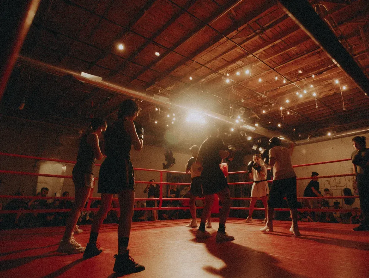 Professional boxing coach leading one-on-one padwork session. Boxing instruction improving coordination, defensive reflexes, and counter techniques. Boxing conditioning enhancing athletic endurance and strength.
Boxing fitness bootcamp featuring HIIT circuits and bag drills. Boxing training improving speed, flexibility, and body composition. Boxing gym providing structured progression for skill development.
Amateur boxer practicing defense drills with coach supervision. Boxing lessons enhancing movement efficiency and reaction speed. Boxing conditioning program building resilience and mental focus.
Boxing instructor leading youth class emphasizing safety and fundamentals. Boxing training introducing coordination, strength, and confidence. Boxing gym offering programs for kids and teens.
Boxing private coaching improving technique, power, and defensive awareness. Boxing training focusing on jab accuracy and ring control. Boxing fitness session building muscle tone and endurance.
Boxing session focusing on combinations and timing coordination. Boxing training utilizing pads, bags, and sparring partners. Boxing conditioning program promoting stamina and physical strength.
Boxing workout emphasizing breathing control and body alignment. Boxing training enhancing posture, stability, and punching form. Boxing fitness improving focus, confidence, and endurance.
Boxing footwork drills for agility and balance improvement. Boxing training including lateral steps, pivots, and defensive movement. Boxing conditioning targeting lower-body power and reaction time.
Boxing class for all levels combining cardio and technical development. Boxing training improving speed and coordination. Boxing gym promoting physical conditioning and self-defense.
Boxing athlete practicing mitt combinations under trainer guidance. Boxing training increasing focus, rhythm, and muscle control. Boxing conditioning improving power output and accuracy.
Boxing HIIT workout using resistance bands, jump rope, and bag work. Boxing training improving metabolism and coordination. Boxing conditioning promoting endurance and speed development.
Boxing fundamentals course teaching proper guard, jab, and defense. Boxing coach correcting footwork and posture. Boxing fitness supporting stamina, strength, and reaction timing.
Boxing endurance drills involving shadowboxing and movement circuits. Boxing training increasing cardio capacity and body control. Boxing conditioning routine promoting long-term fitness results.
Advanced boxing program including sparring rounds and tactical training. Boxing instruction refining counterpunching and defensive timing. Boxing conditioning focusing on full-body strength and performance.