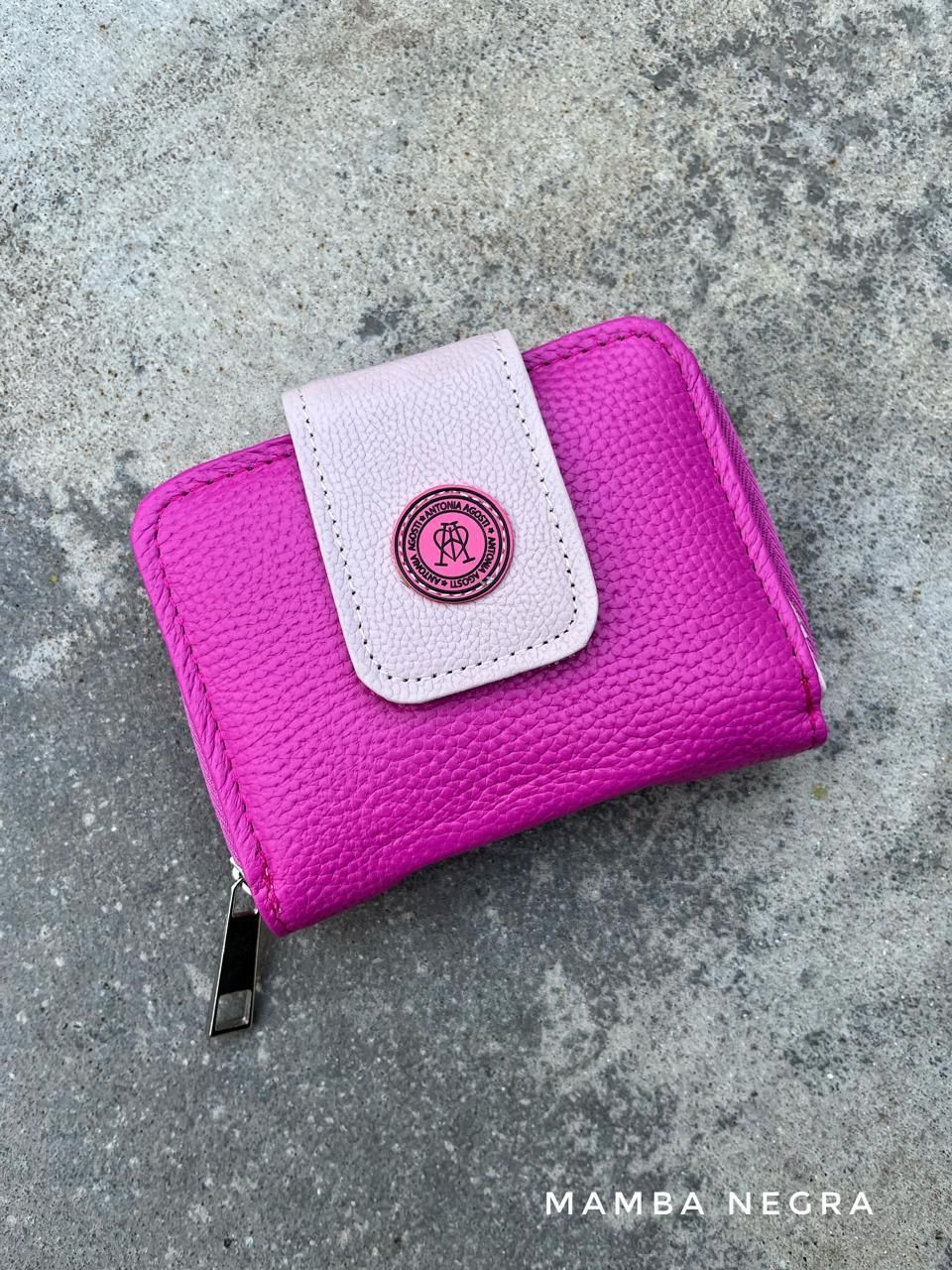 Billetera pocket fucsia
