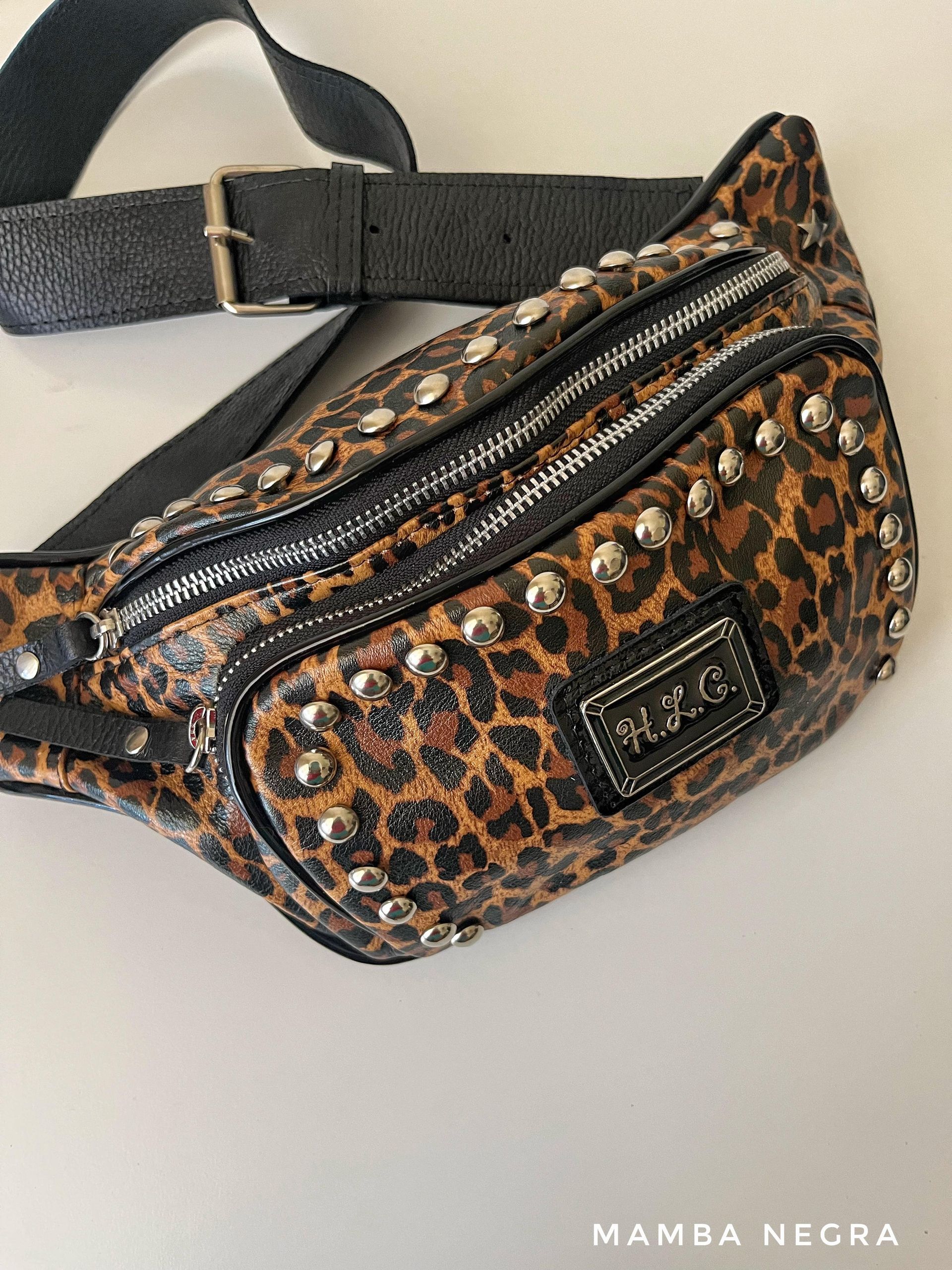 Riñonera rock print