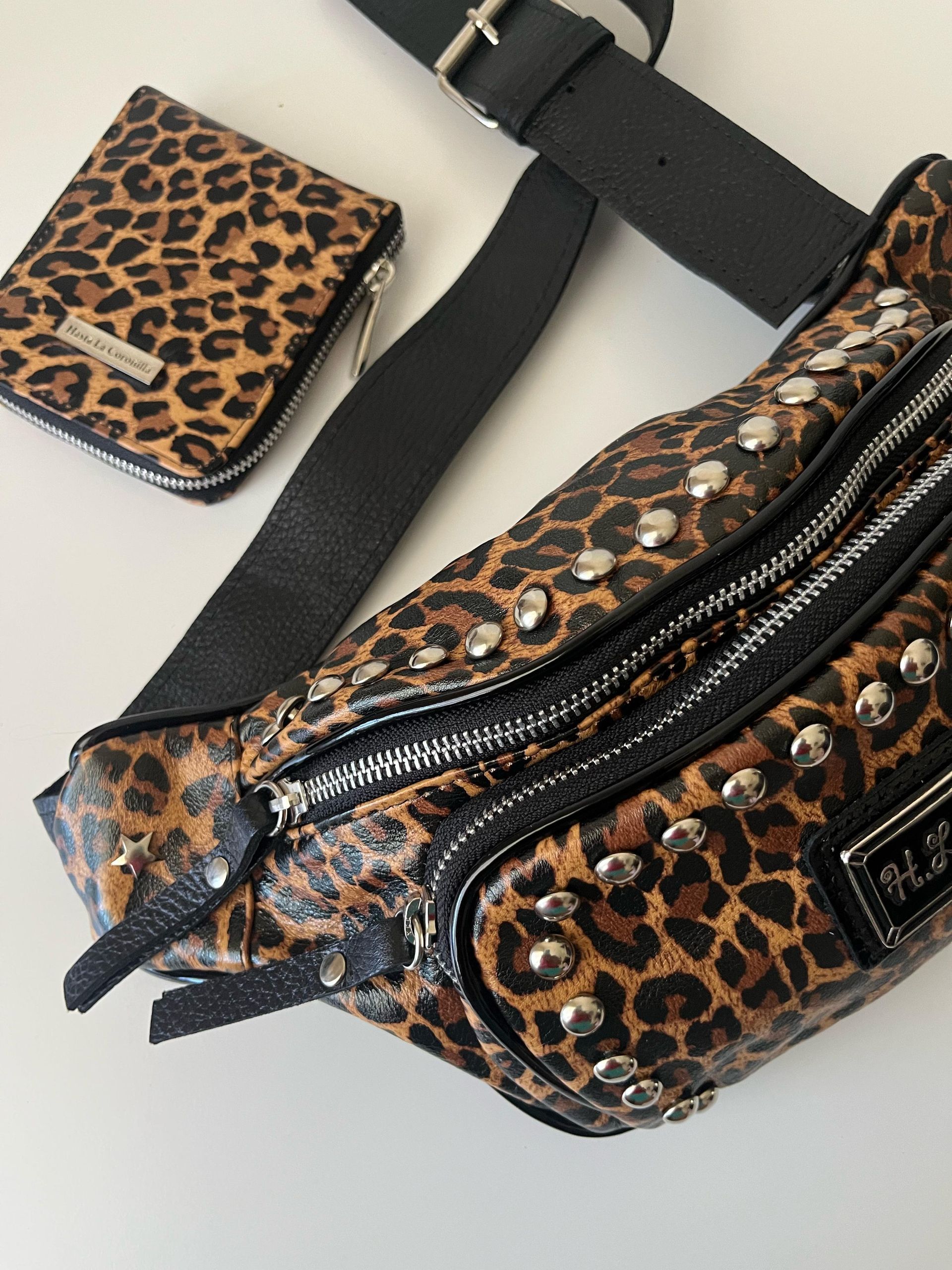 Riñonera rock print