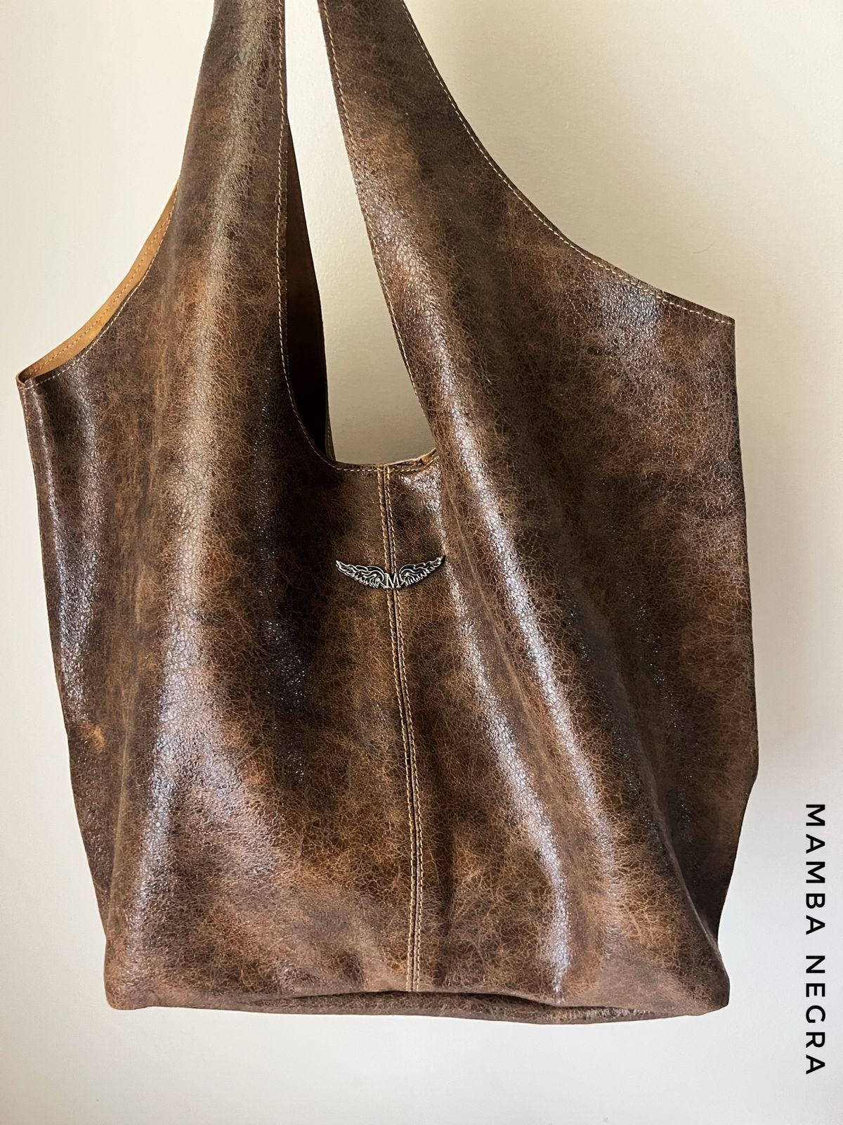 Cartera Fiore chocolate