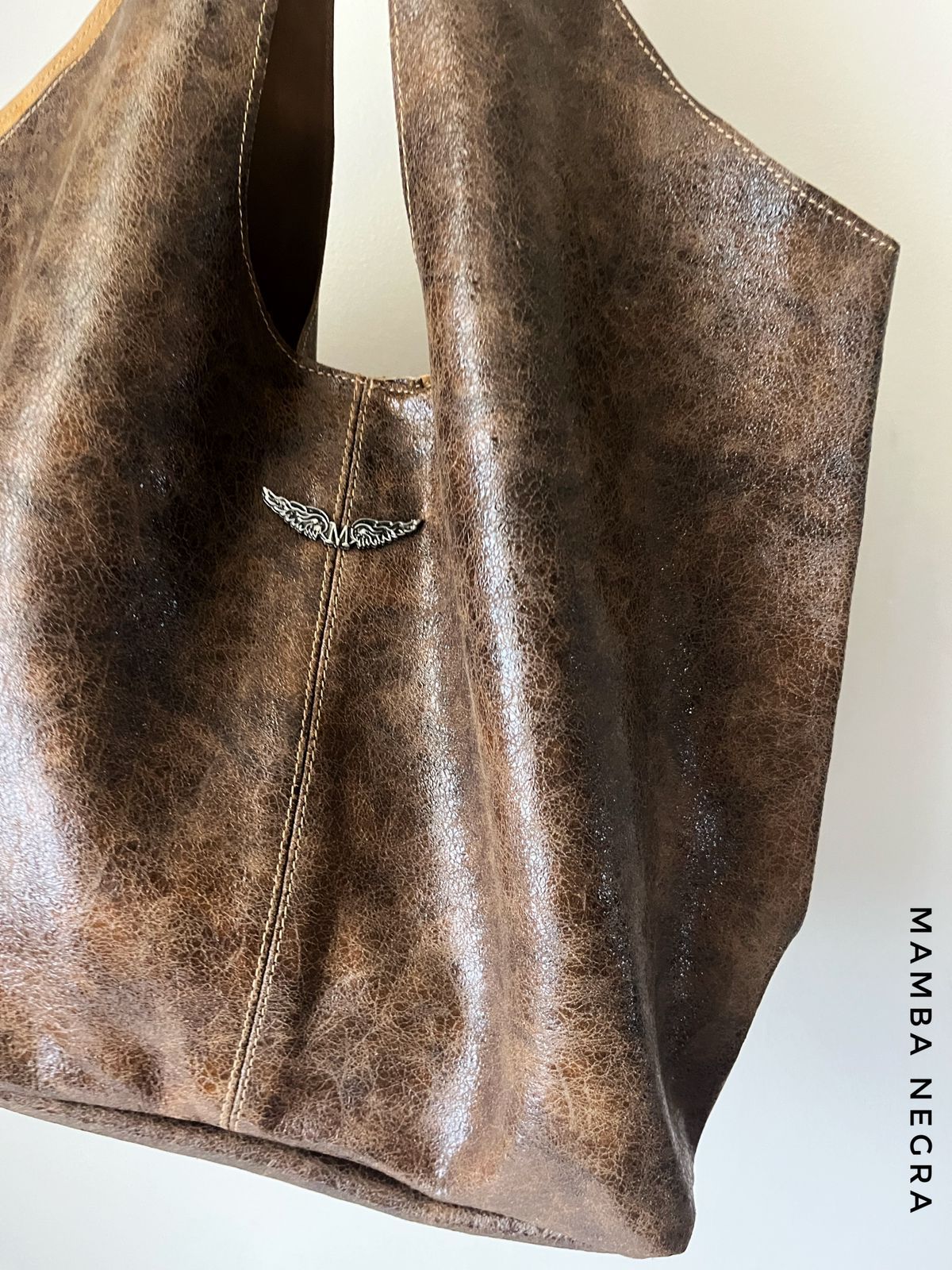 Cartera Fiore chocolate