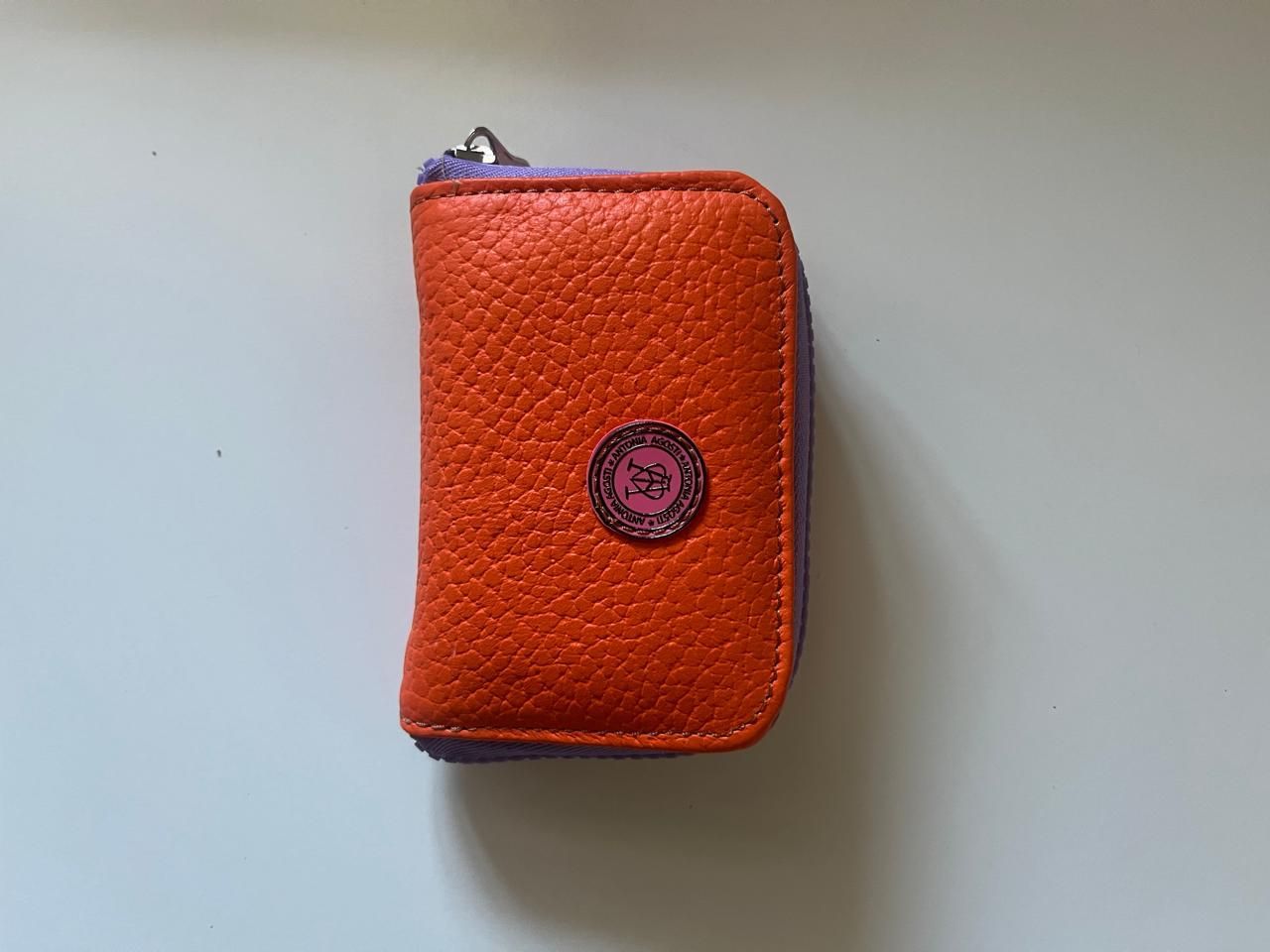 Tarjetero Lyon Naranja