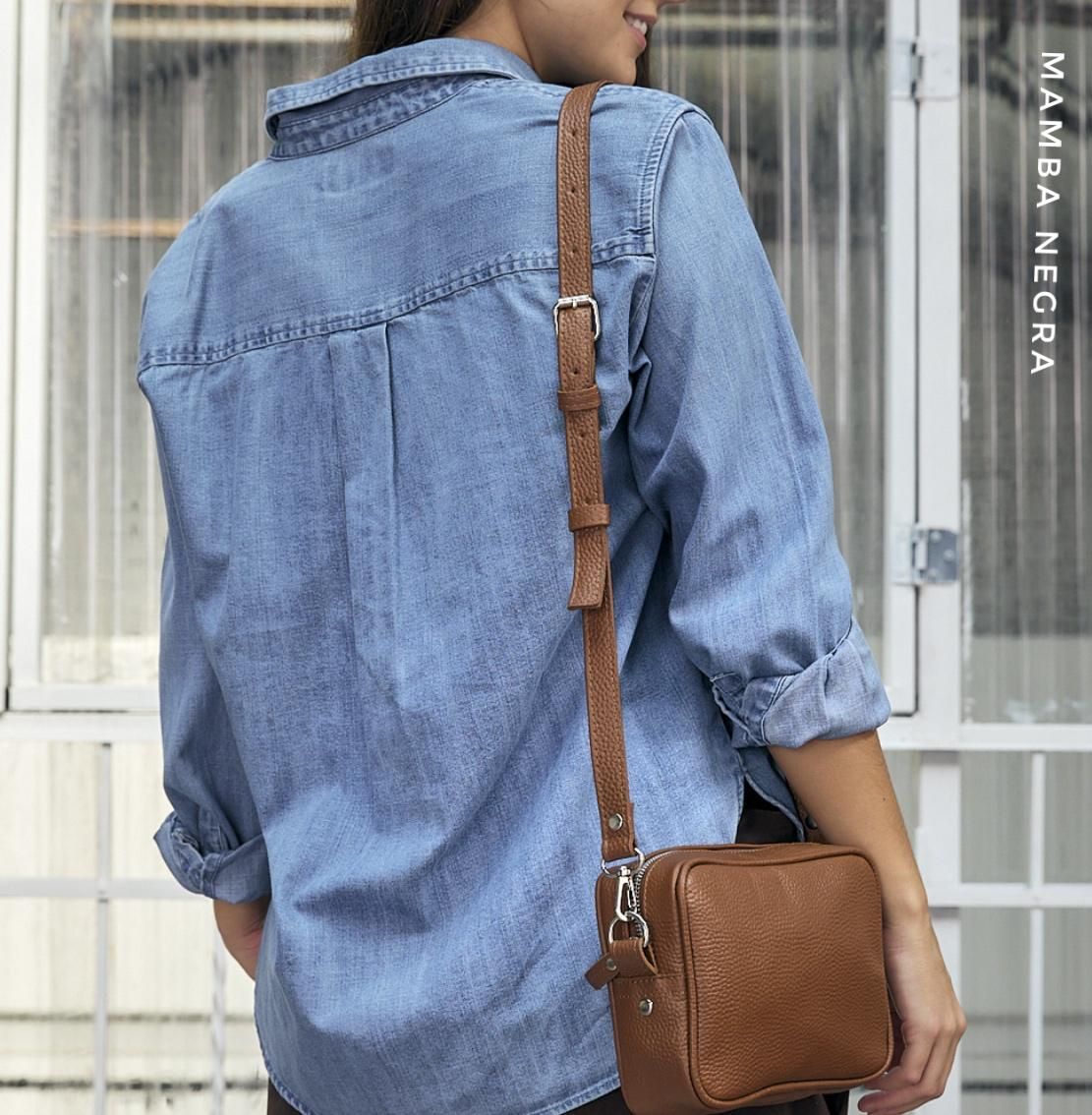 Bandolera Nina coñac