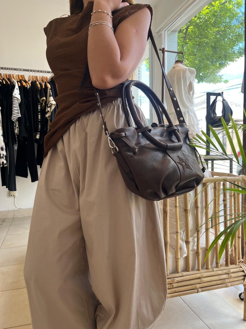 Bandolera Lupe Chocolate