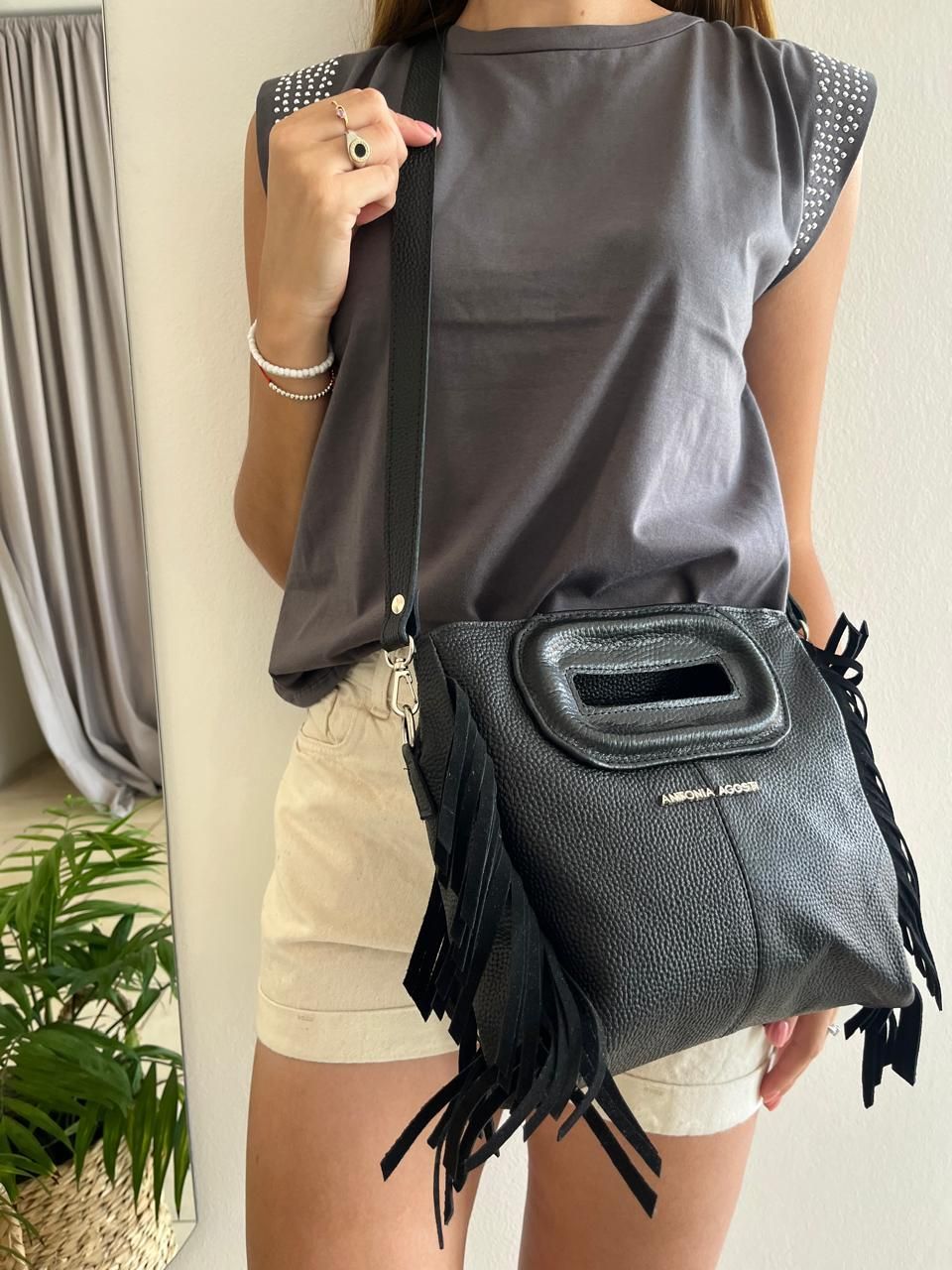 Bandolera tatu total black