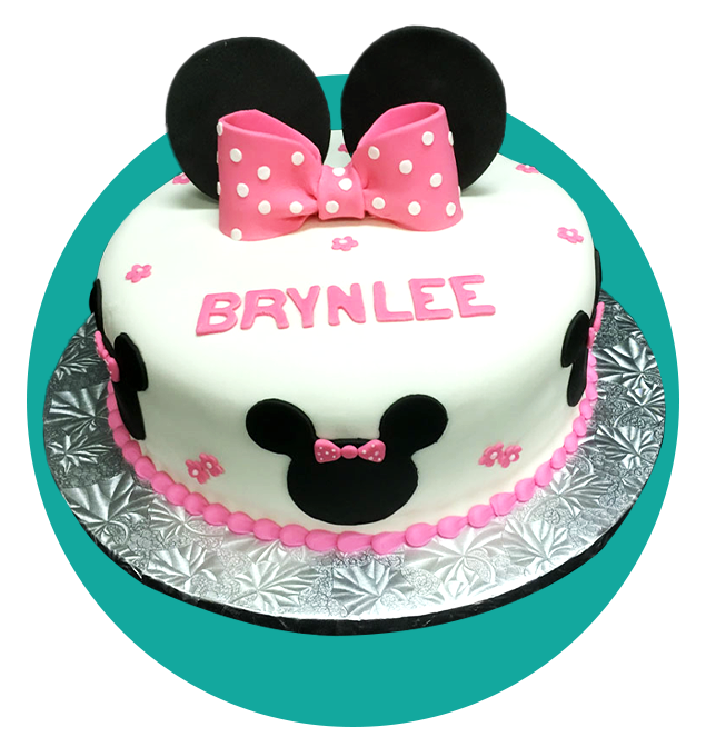 minnie mouse themed cake