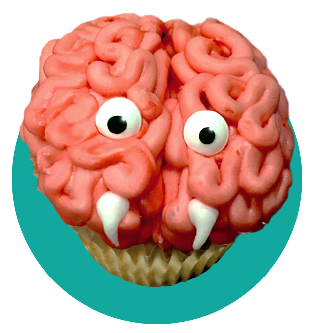 halloween-themed cupcake