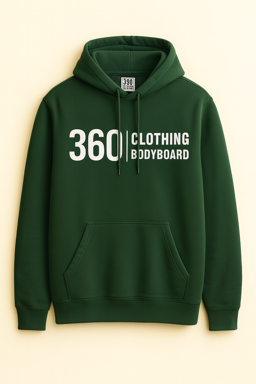 Moletom branco com estampa preta: 