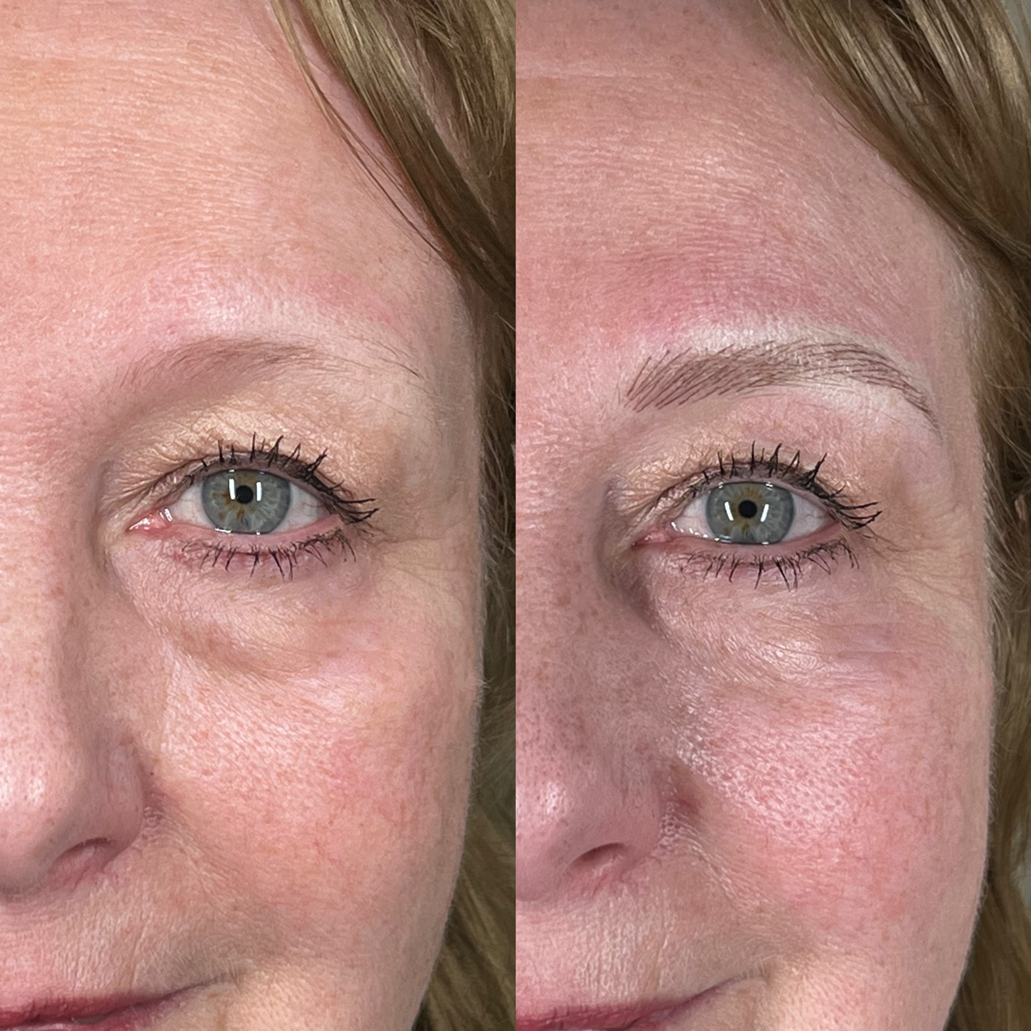 Permanent makeup for eyebrows