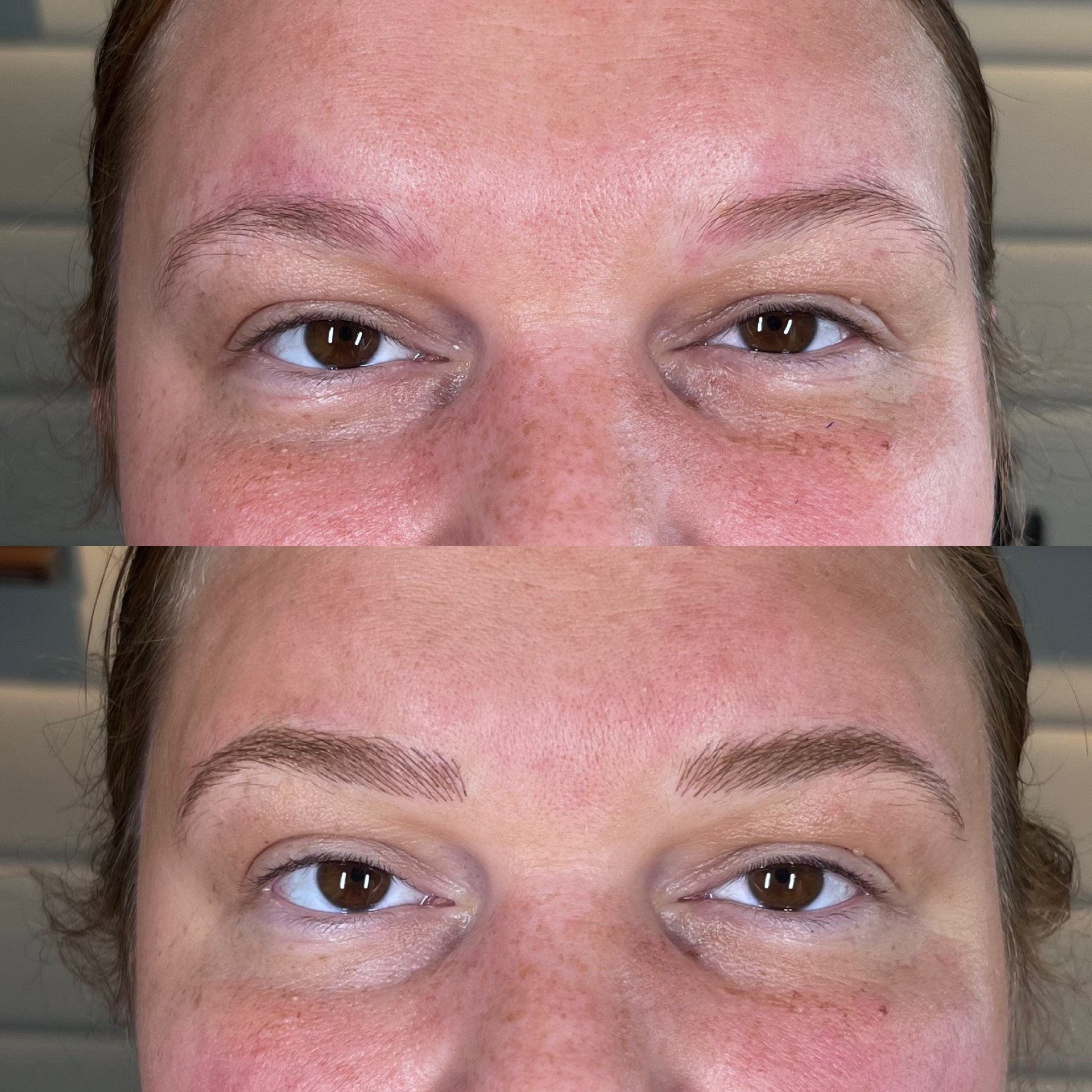 Permanent makeup for eyebrows